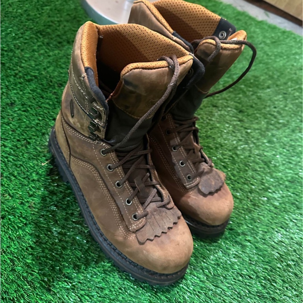 Georgia Boot Brown Leather Men's Boots